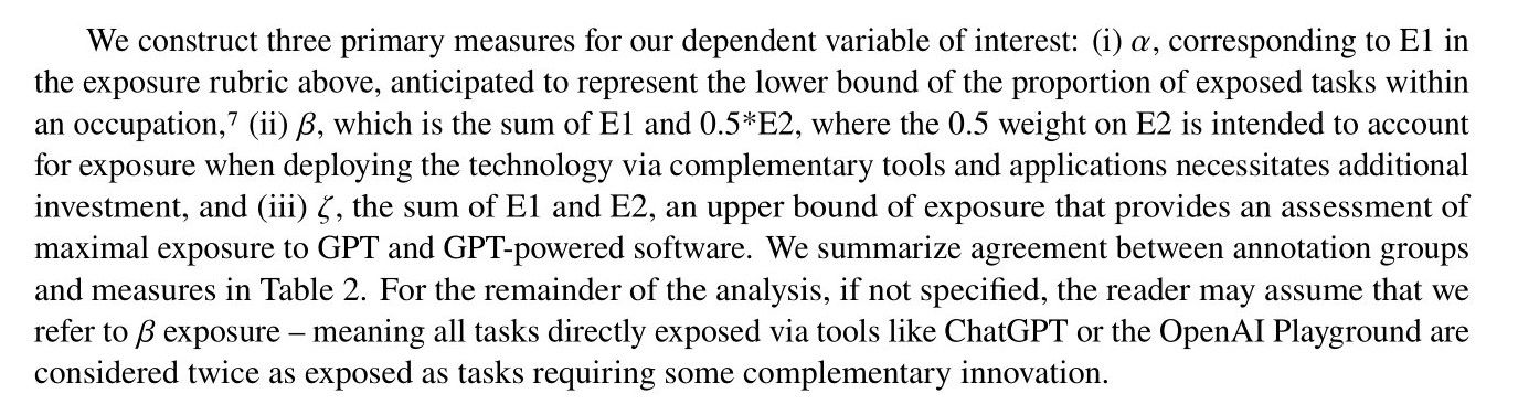 Exposure measurement